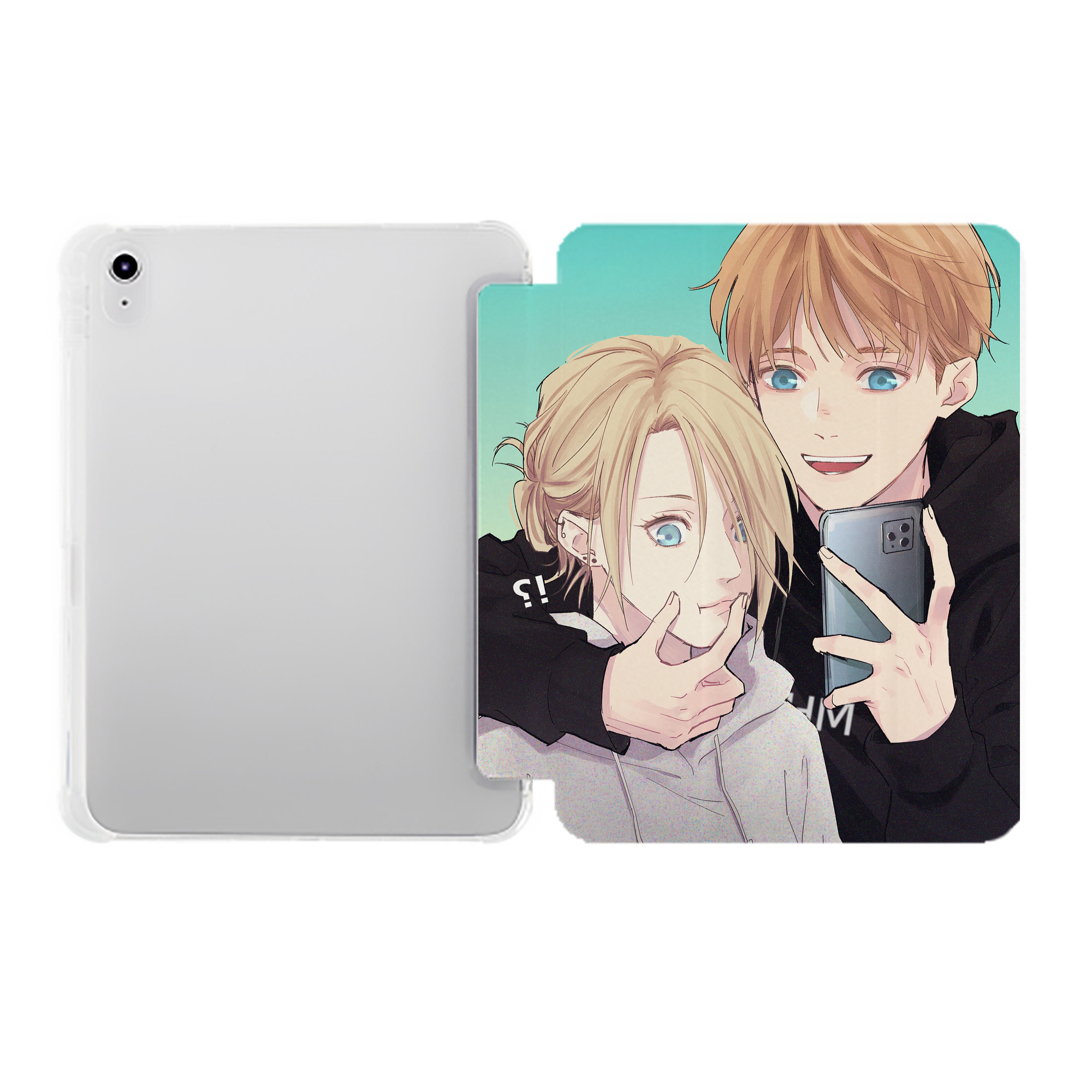 （画像用） 進撃の巨人 Attack on Titan IPad ケース ペン収納付き 三つ折りスタンド PUレザー×シリコン 対応機種9.5/10.5/10.9インチ